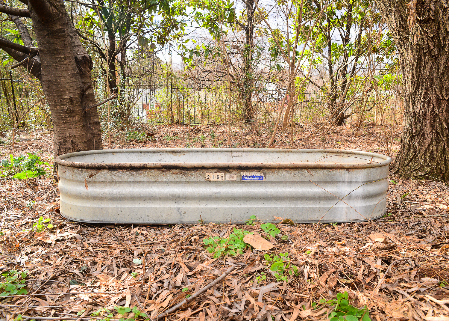Large Galvanized Metal Tub