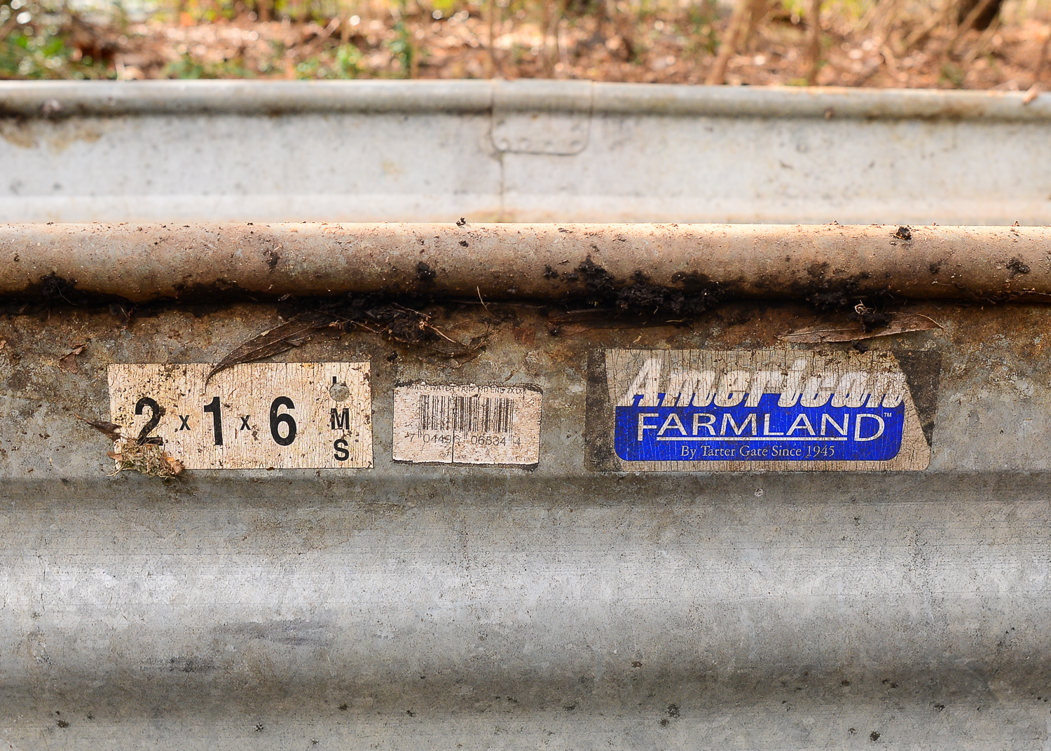 Large Galvanized Metal Tub