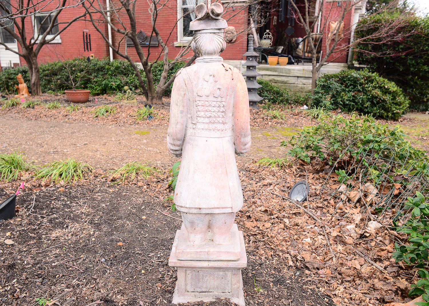 Japanese Warrior Garden Statue
