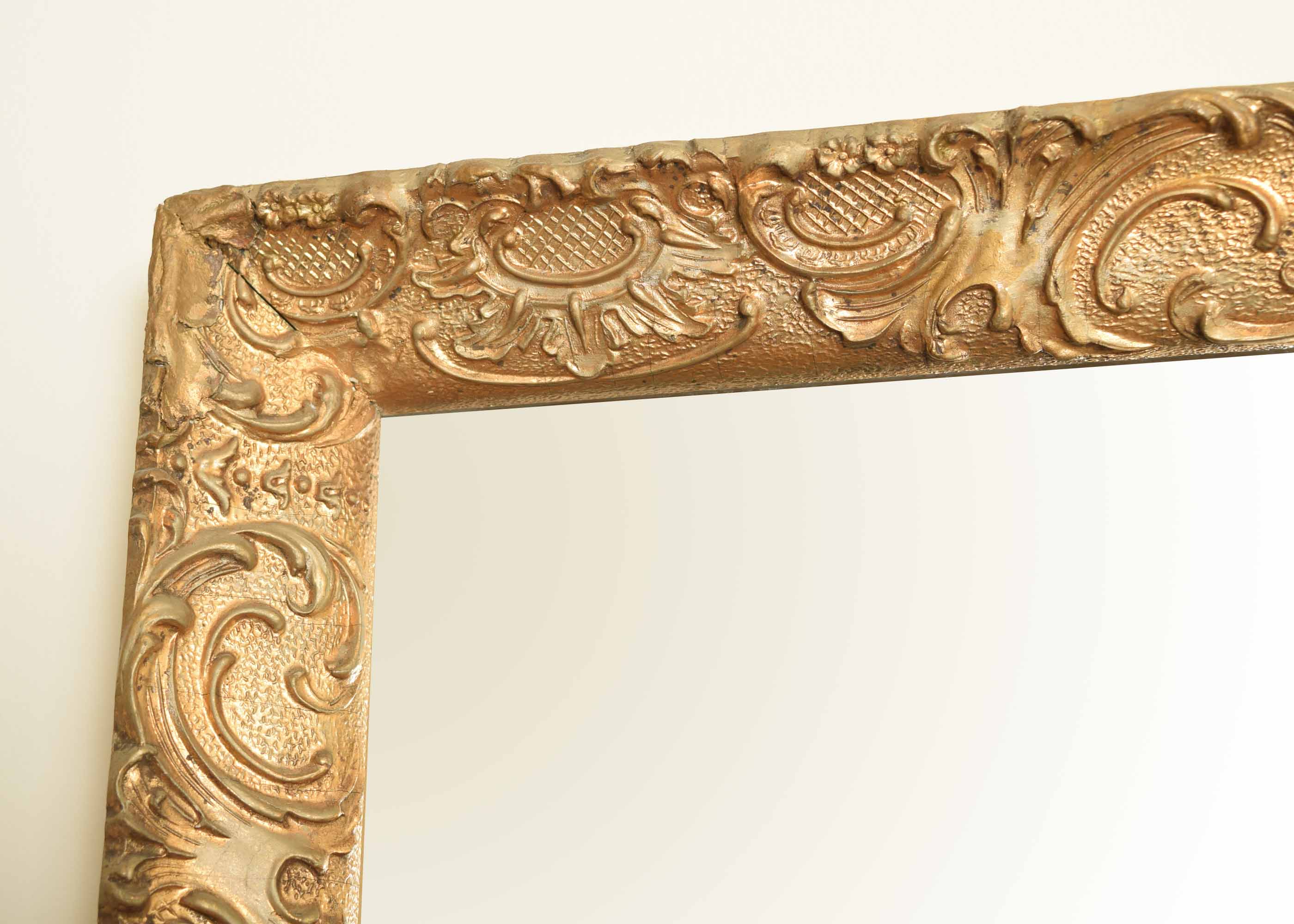 Goldtone Ornate Framed Mirror
