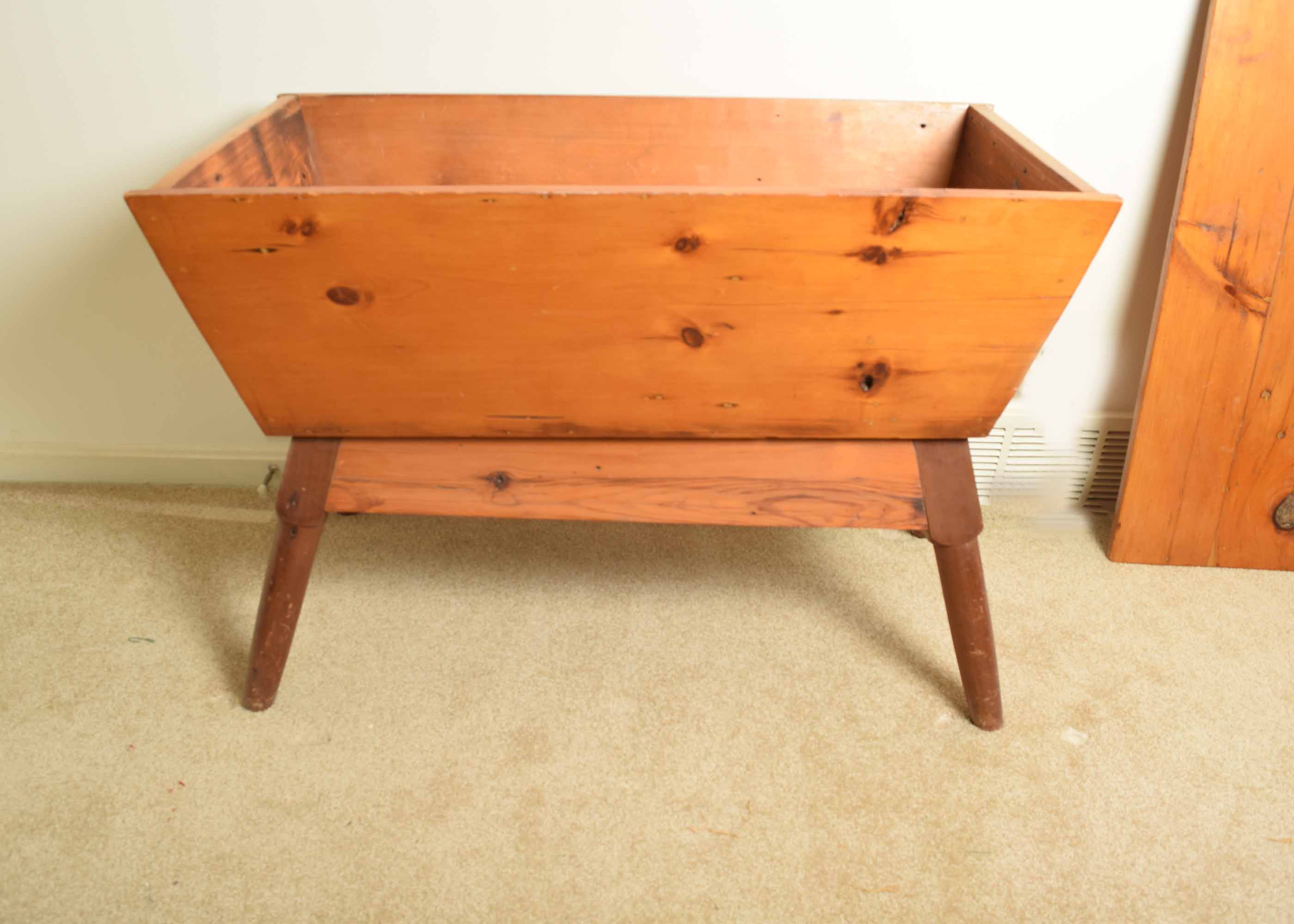 Antique Pine Dough Box
