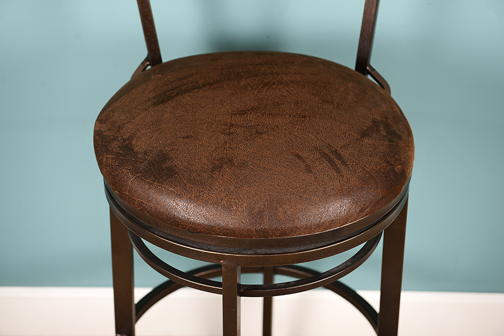 Rotating Metal Back Barstools