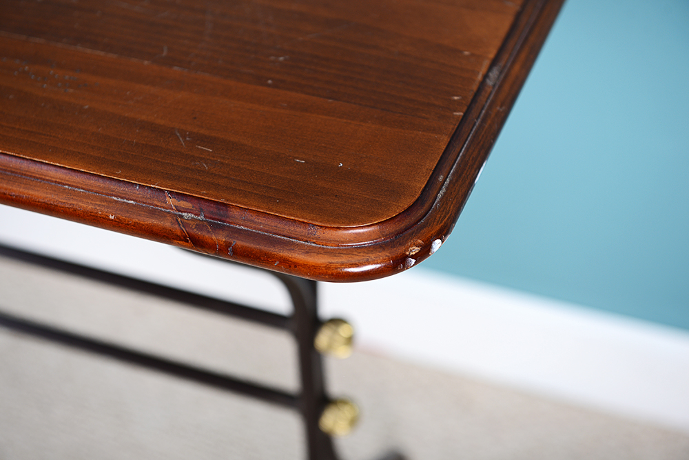 Rustic Pine Top Console Table