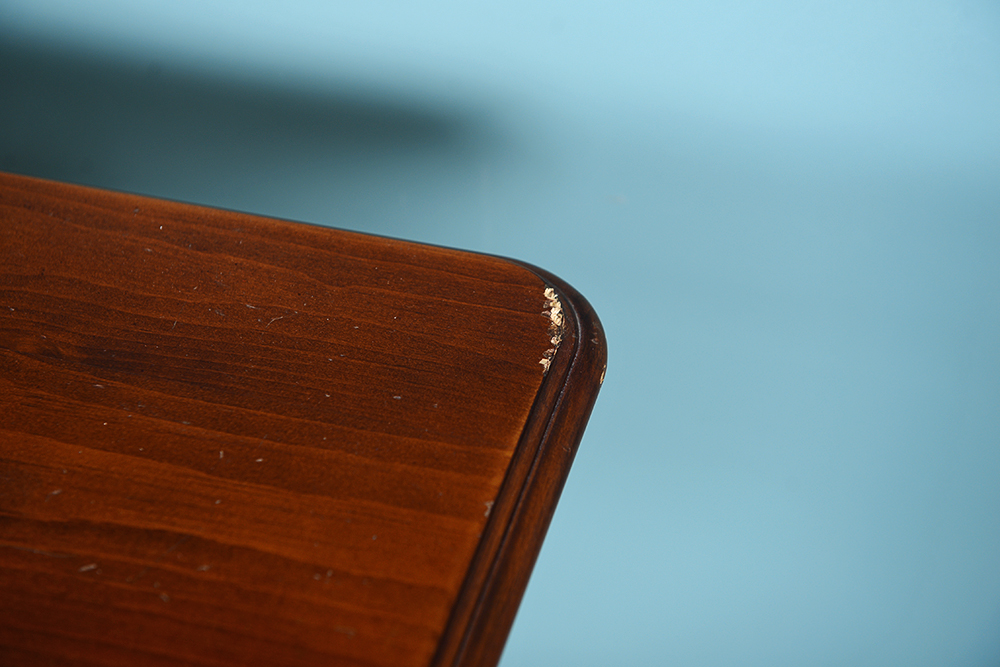 Rustic Pine Top Console Table