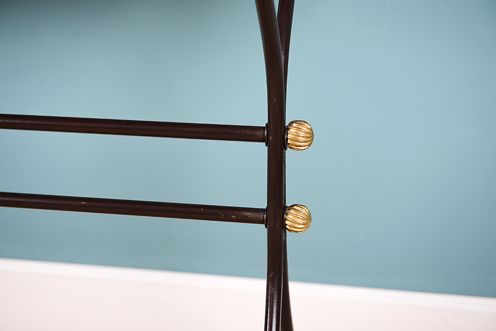 Rustic Pine Top Console Table