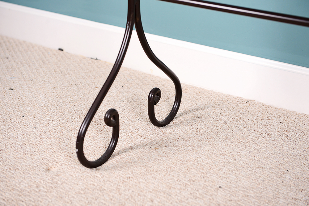 Rustic Pine Top Console Table