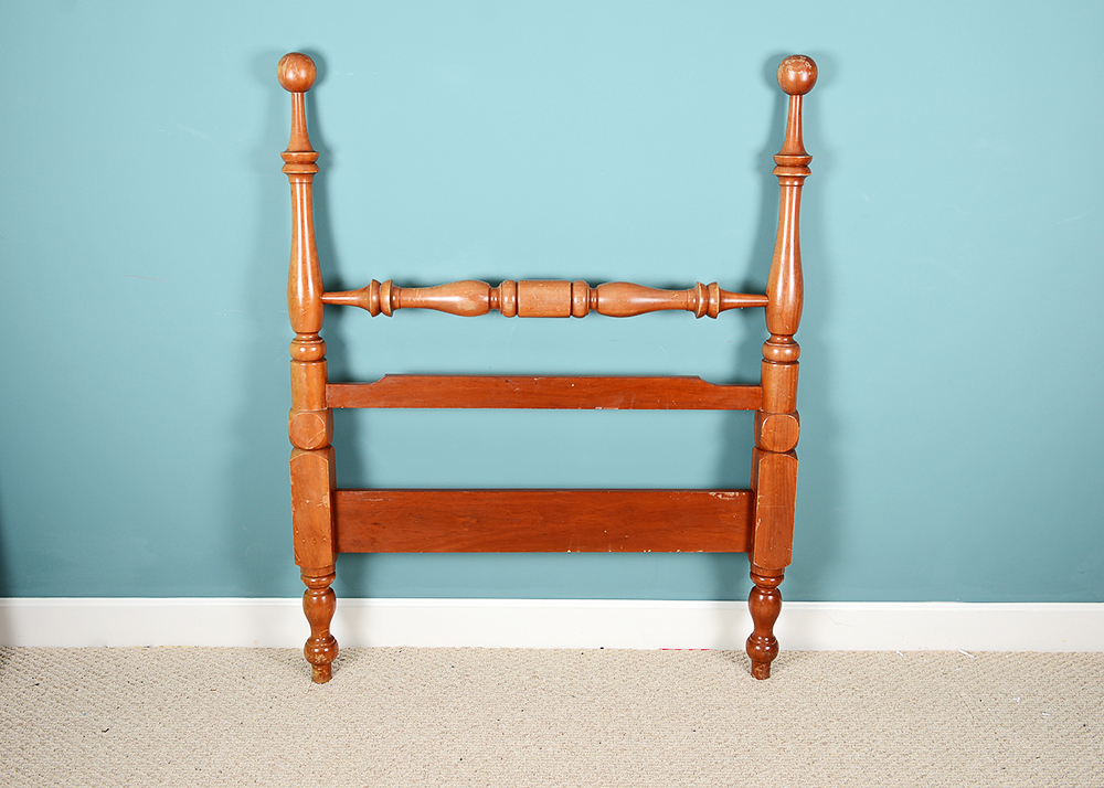 Traditional Twin Cherry Bed Frame