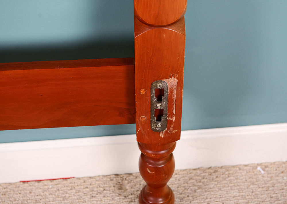 Traditional Twin Cherry Bed Frame