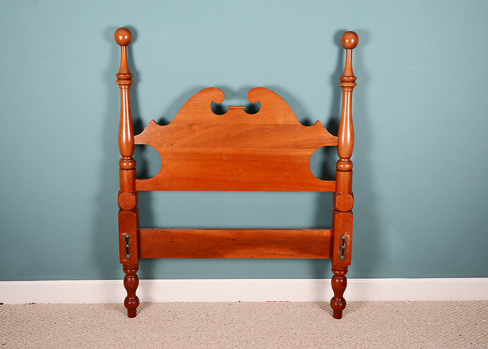 Traditional Twin Cherry Bed Frame