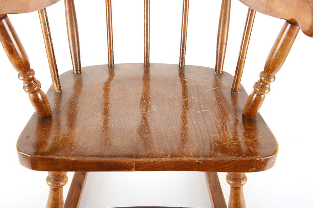 Children's Windsor Style Rocking Armchair