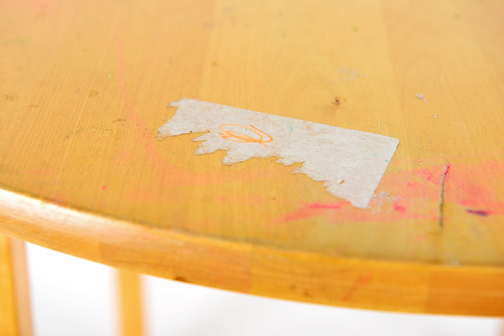 Natural Wood Children's Round Table and Chairs