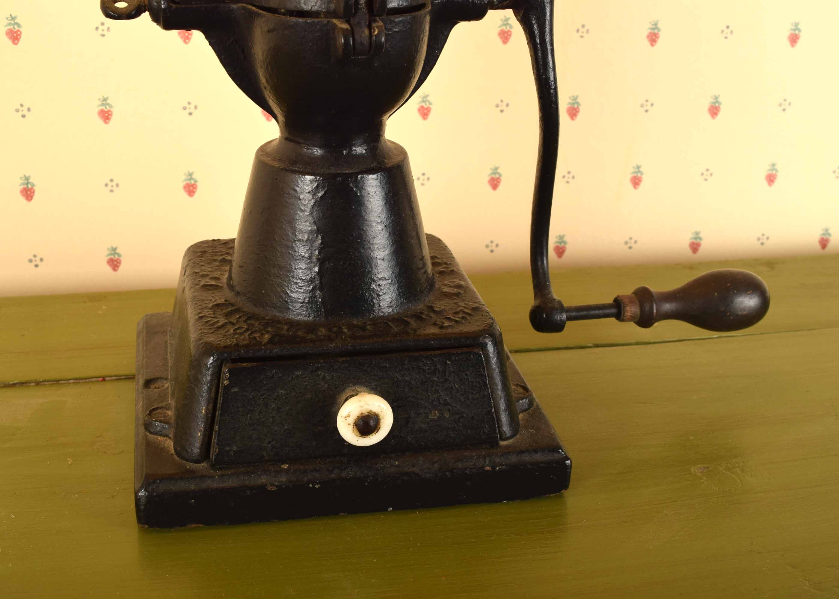 Antique Coffee Grinder Base Table Lamp