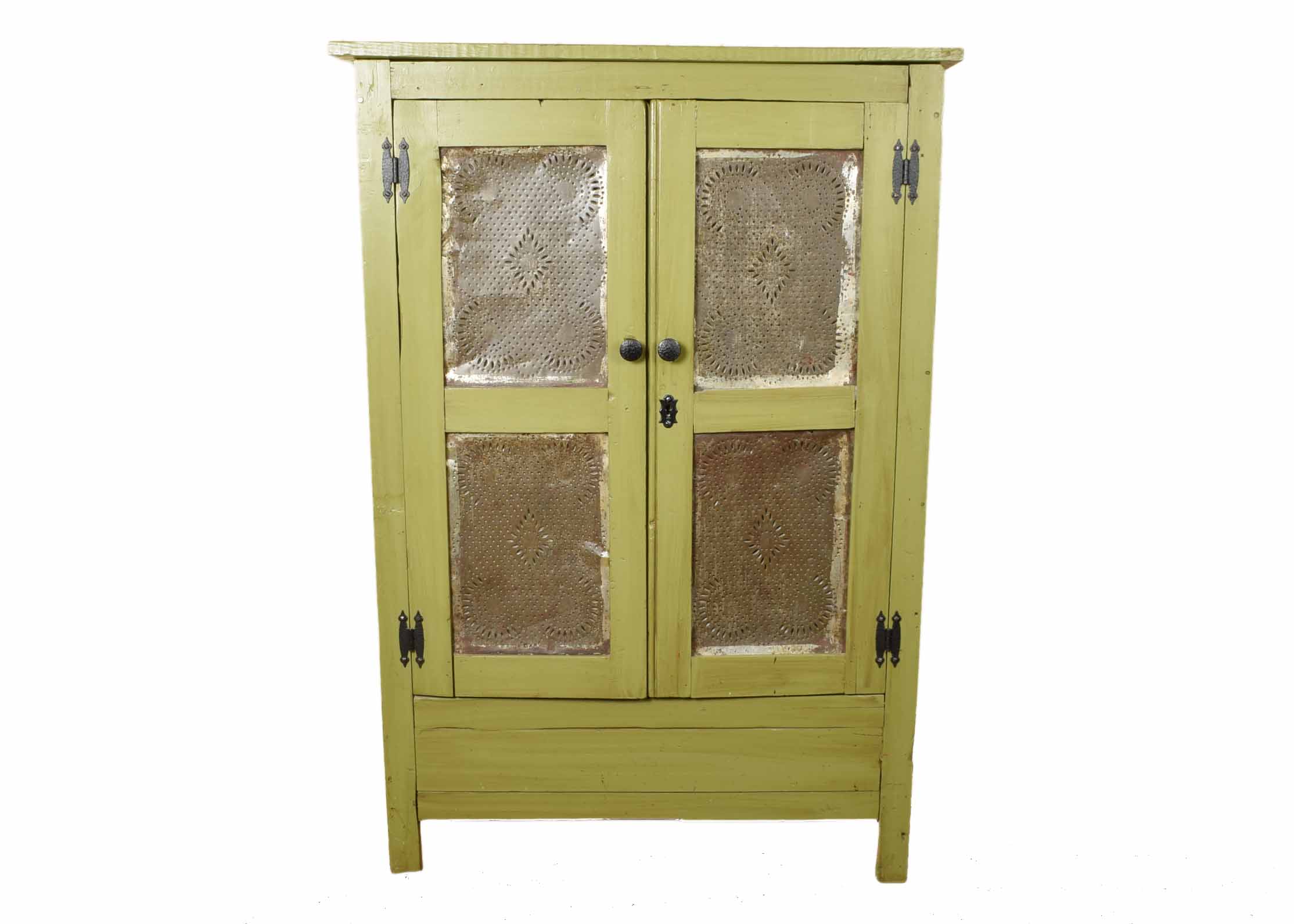 Antique Painted Wood Pie Safe