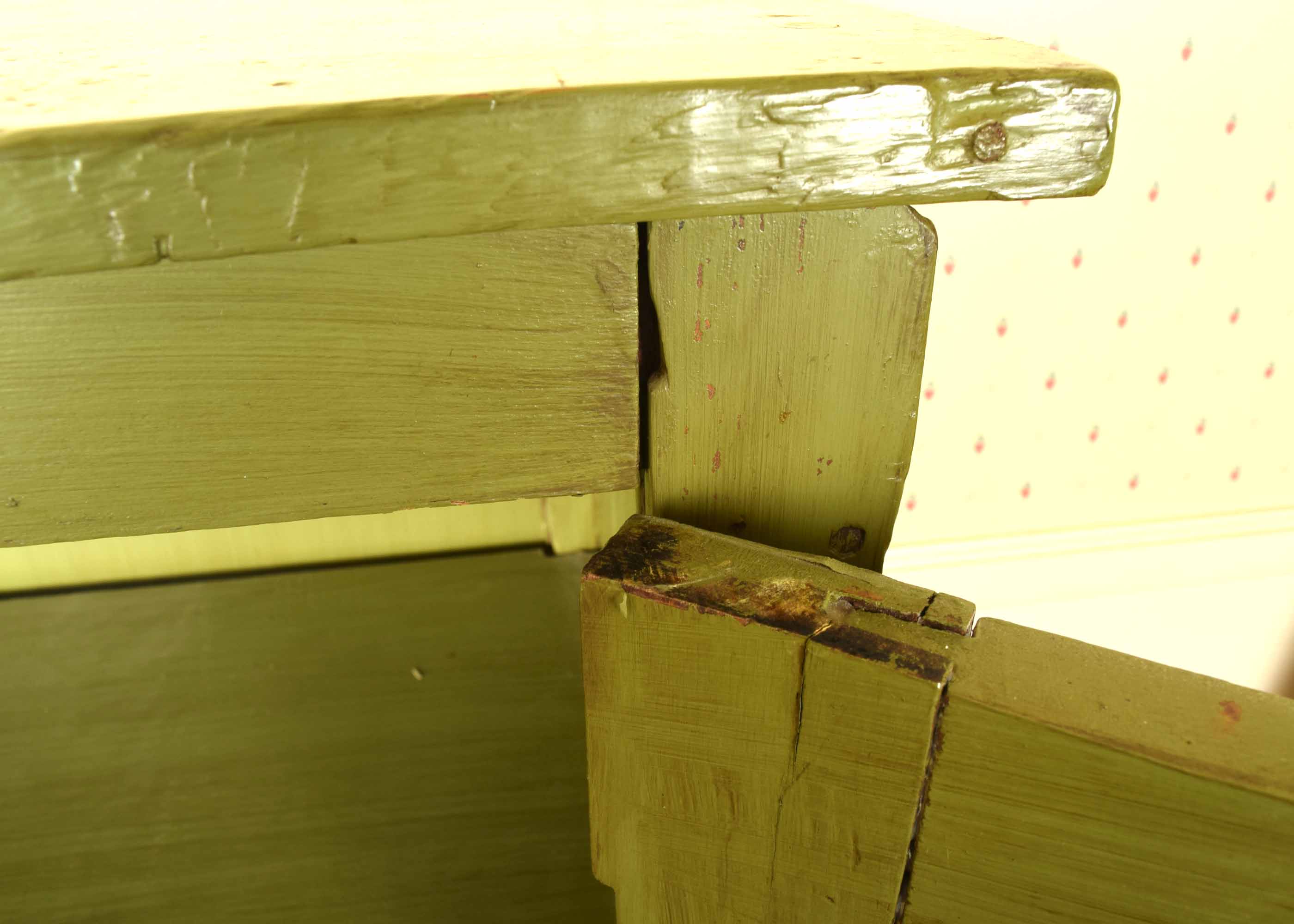 Antique Painted Wood Pie Safe