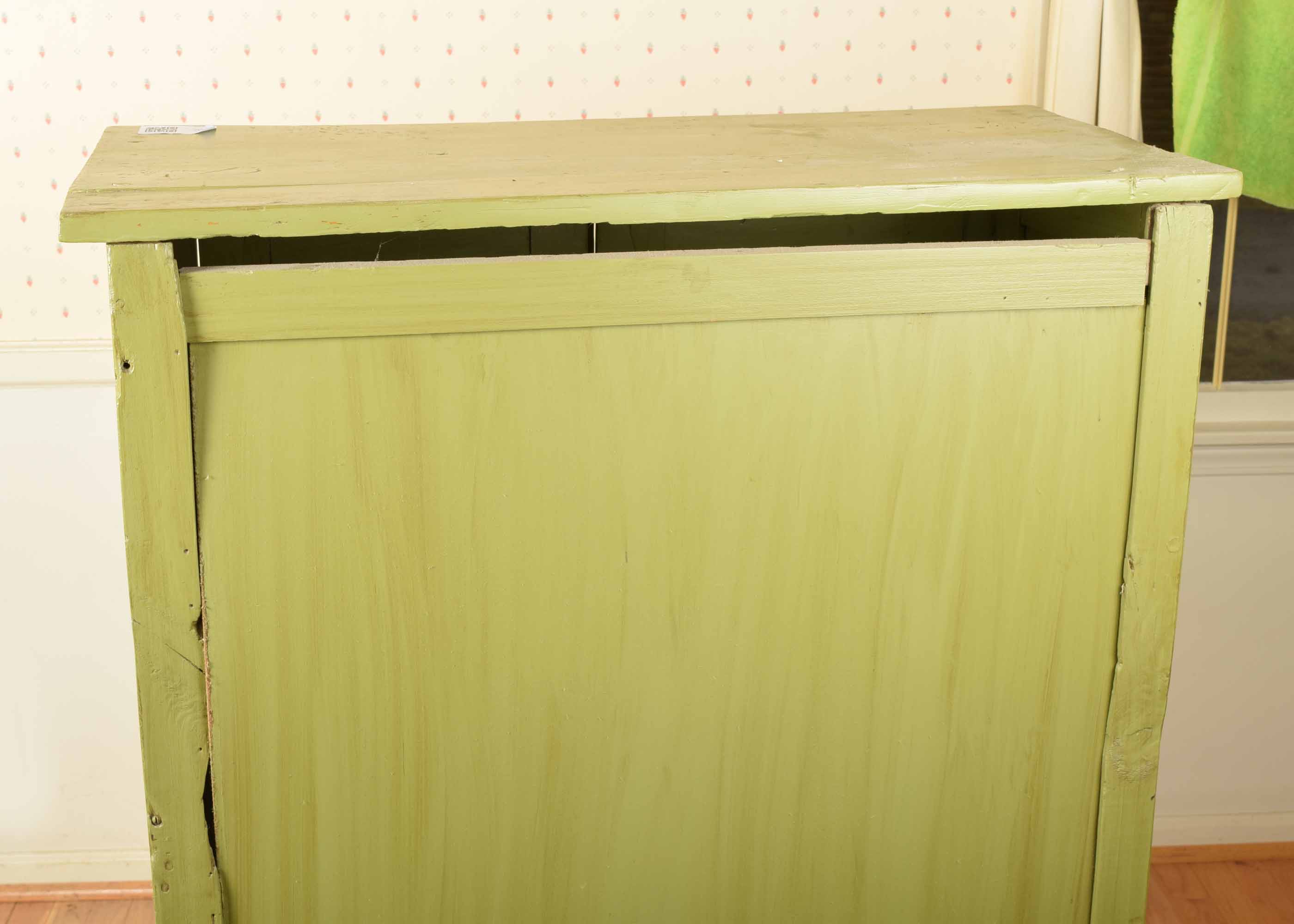 Antique Painted Wood Pie Safe