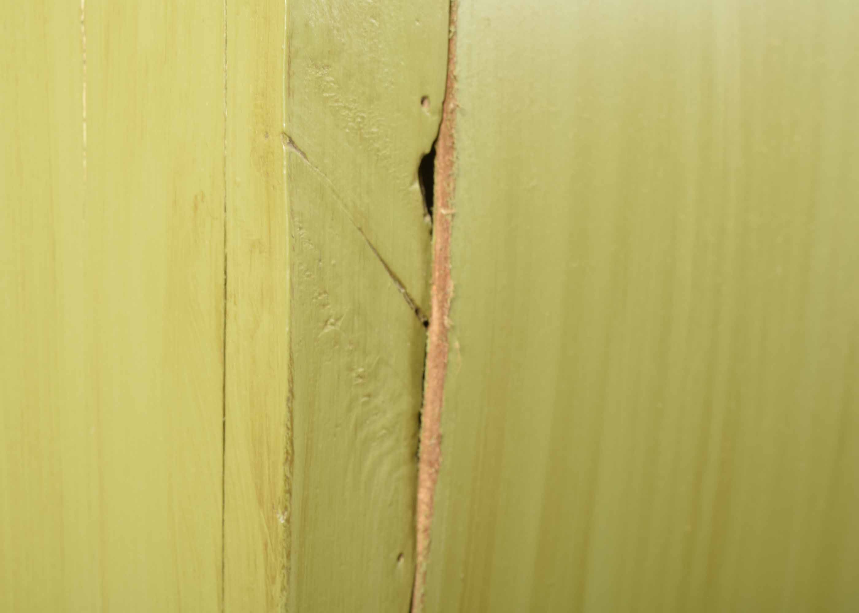 Antique Painted Wood Pie Safe