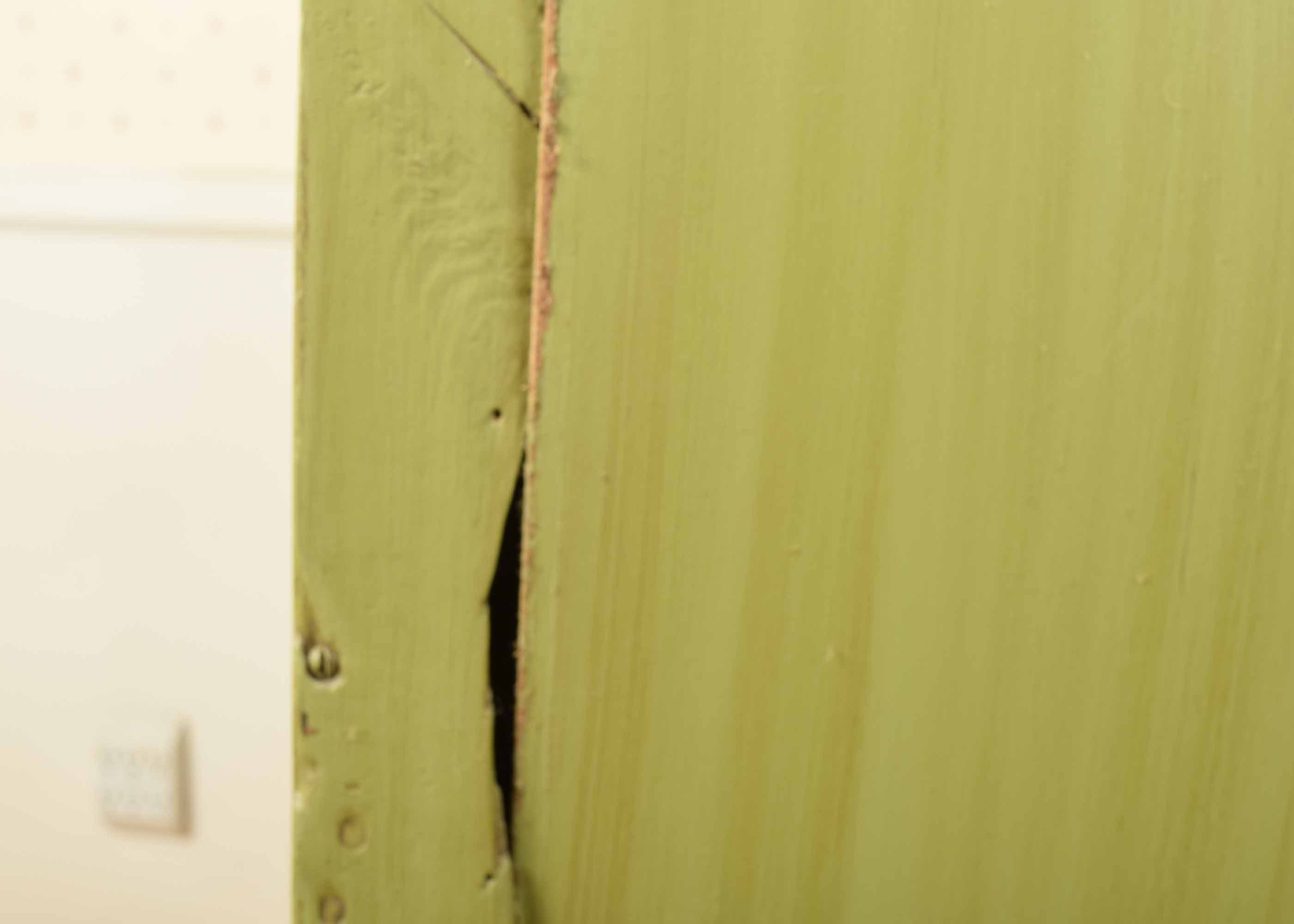 Antique Painted Wood Pie Safe