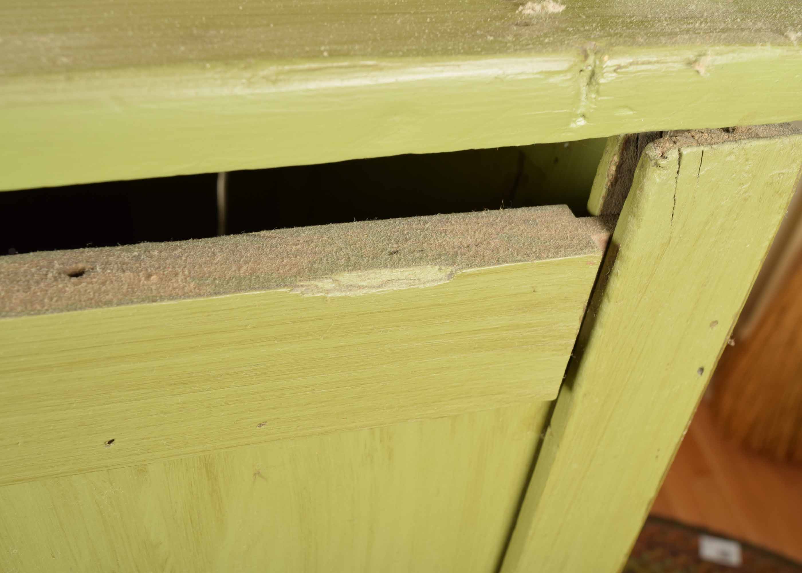 Antique Painted Wood Pie Safe