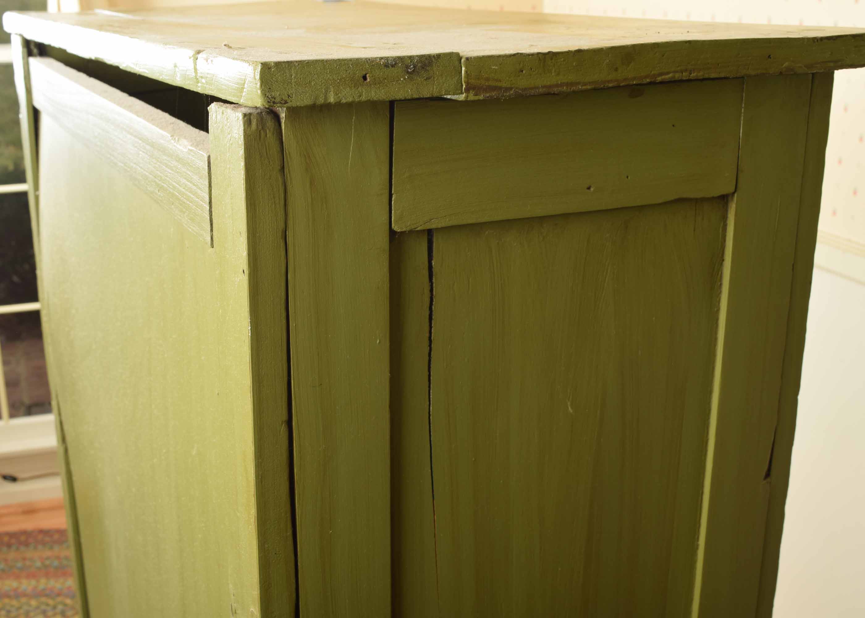 Antique Painted Wood Pie Safe