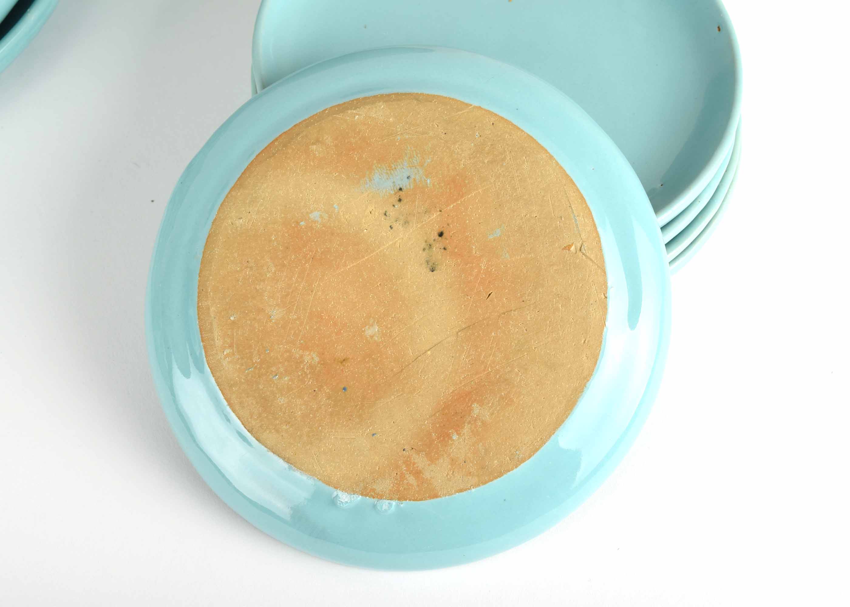 Turquoise Blue Bybee Stoneware Set