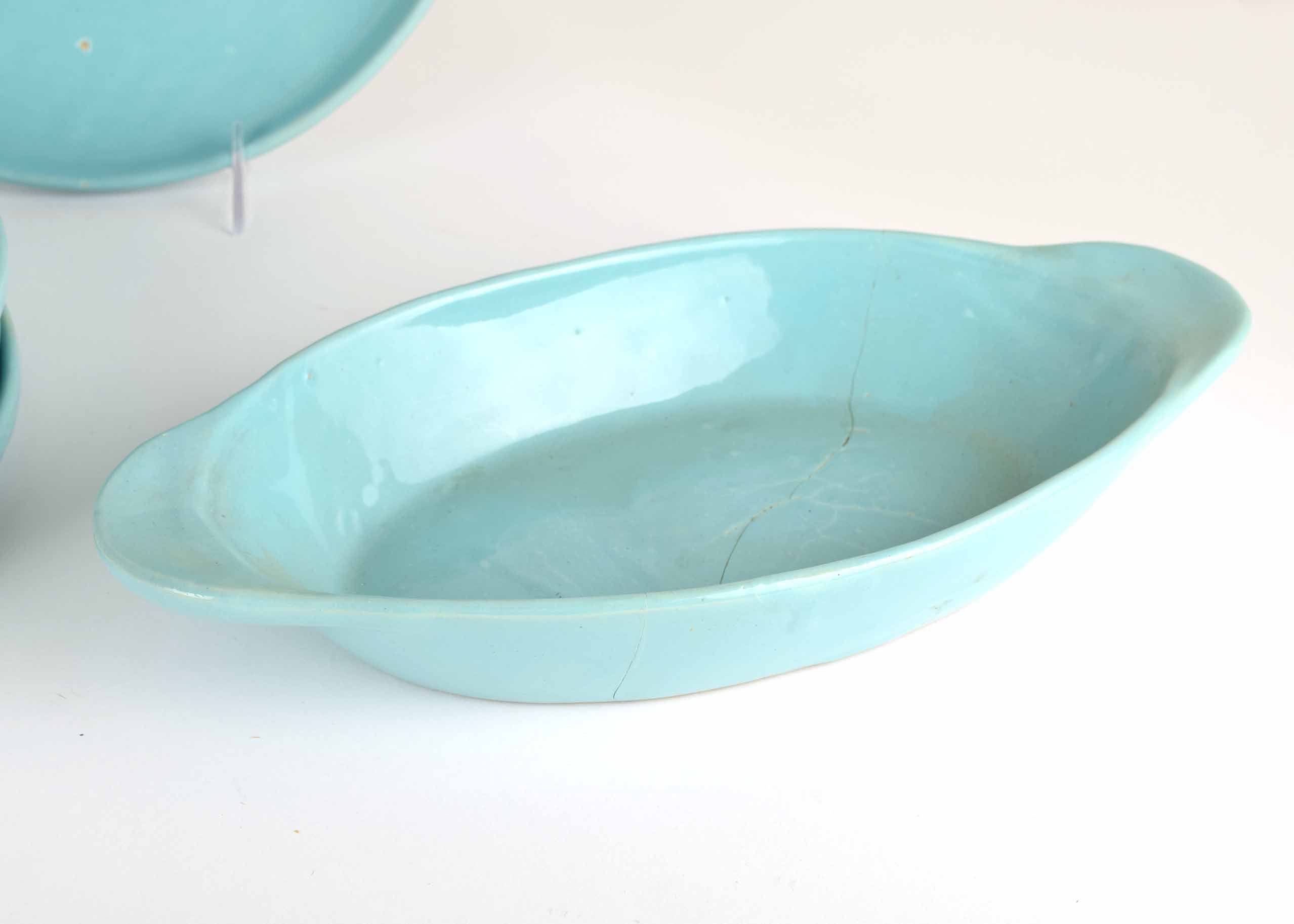 Turquoise Blue Bybee Stoneware Set