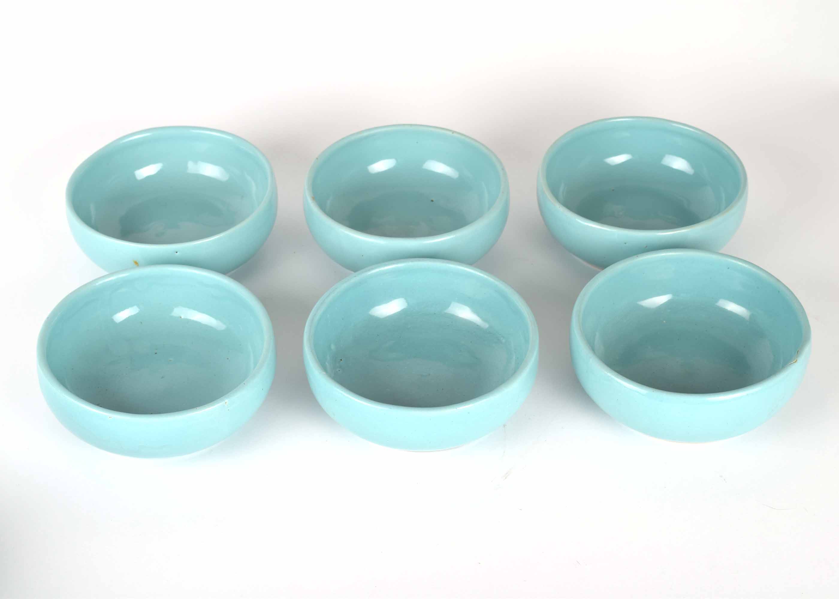 Turquoise Blue Bybee Stoneware Set