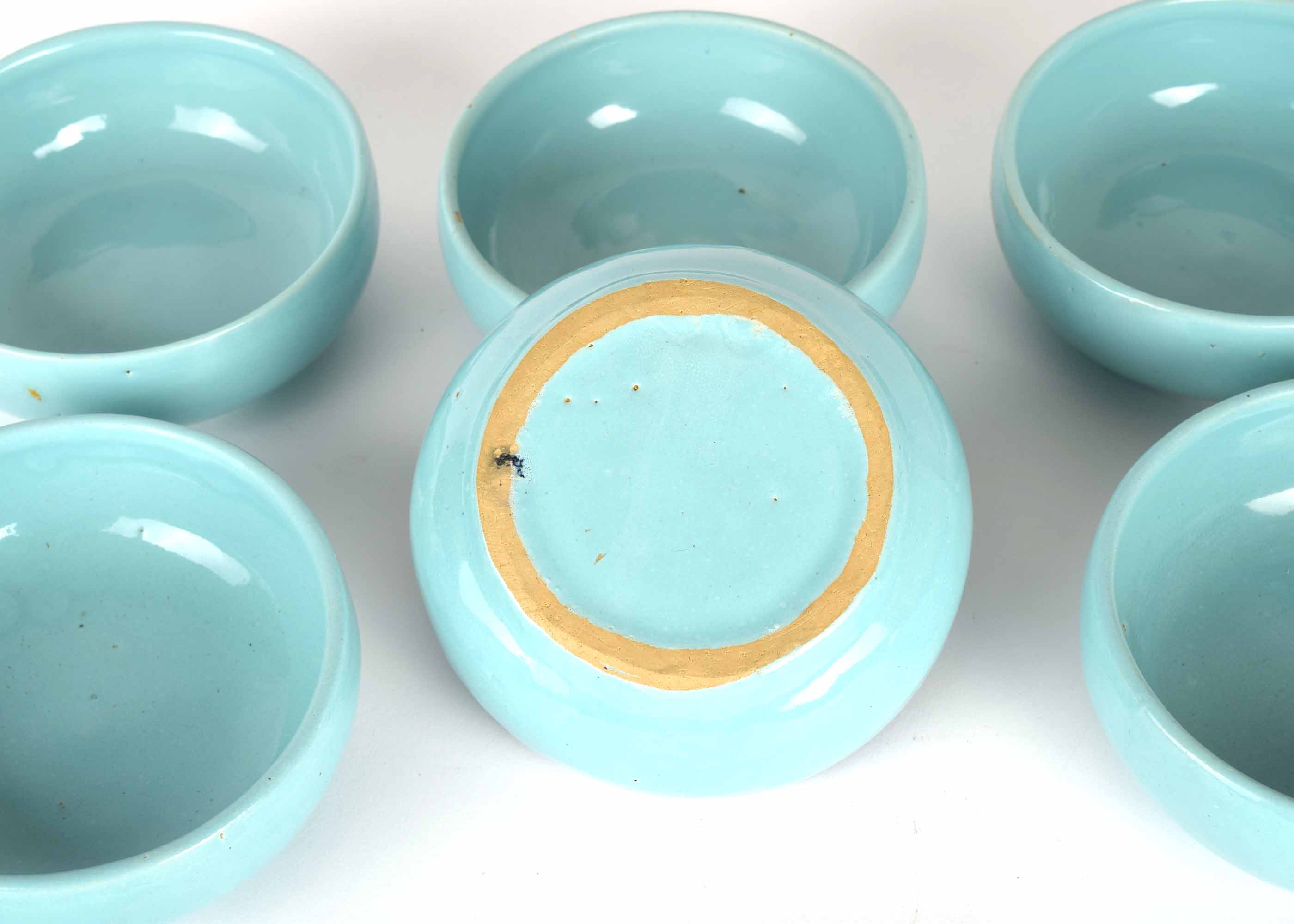 Turquoise Blue Bybee Stoneware Set