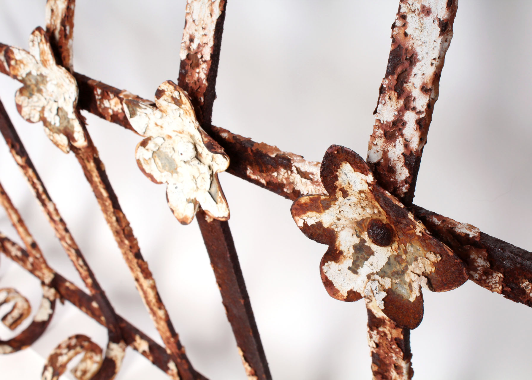 Antique Wrought Iron Fence Parts