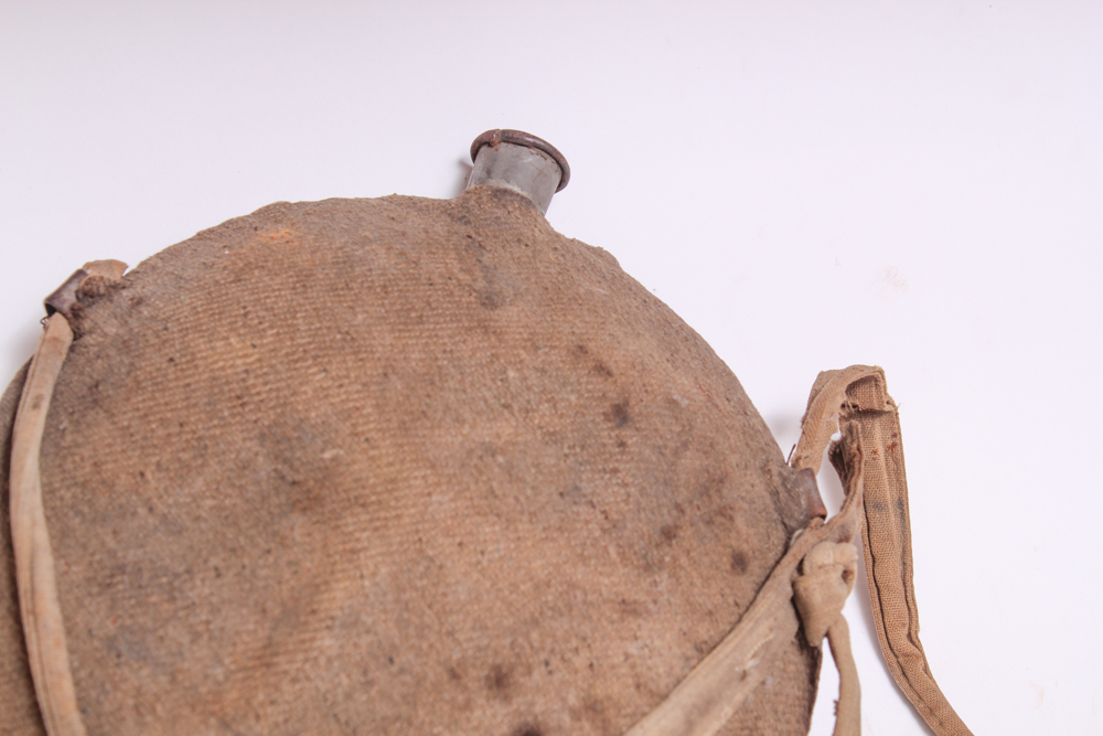 Civil War Union Canteen and Canvas Haversack