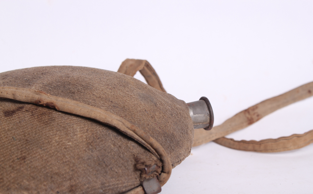Civil War Union Canteen and Canvas Haversack