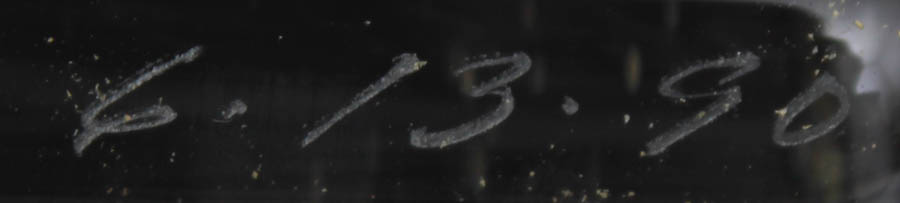 Hans Frabel Crystal Peach Sculpture