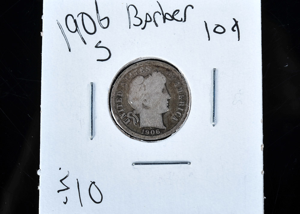Collection of Barber Coins