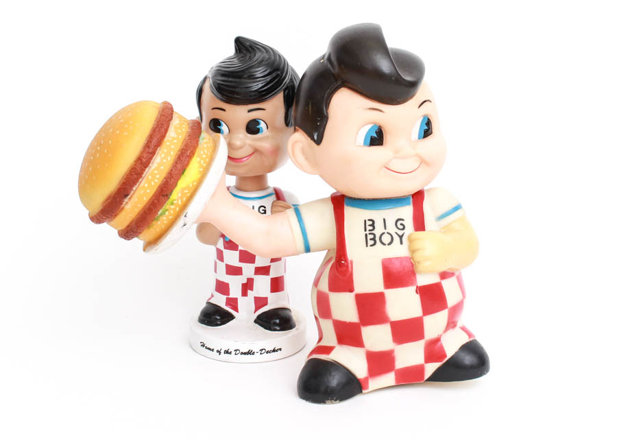 Pair of Big Boy Figurines