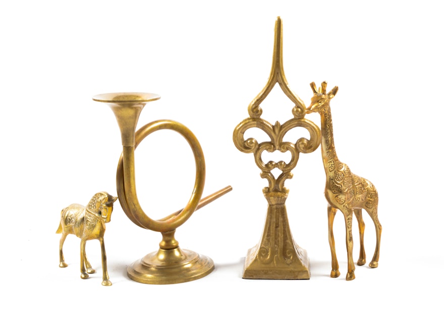 Collection of Brass Decorative Pieces