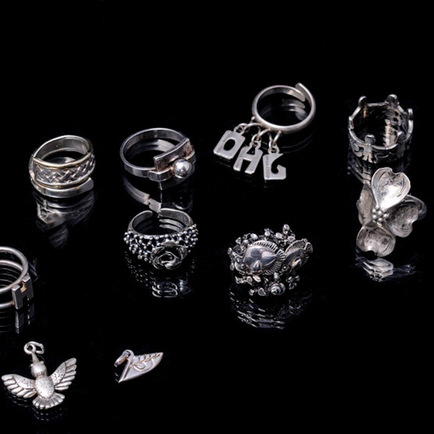 Sterling Silver Ring Collection