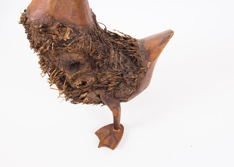 Vintage Burl Wood Duck Carving