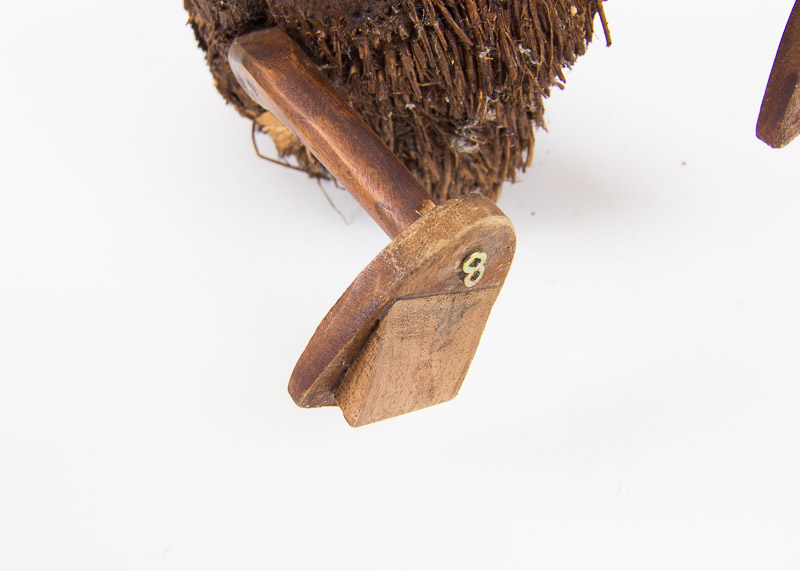 Vintage Burl Wood Duck Carving