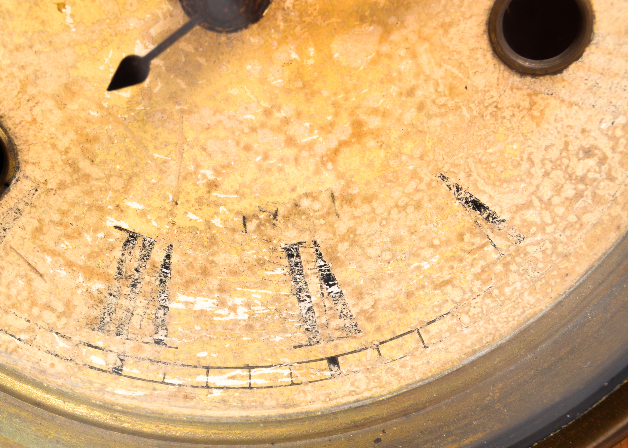 Updated Antique Oak Mantle Clock