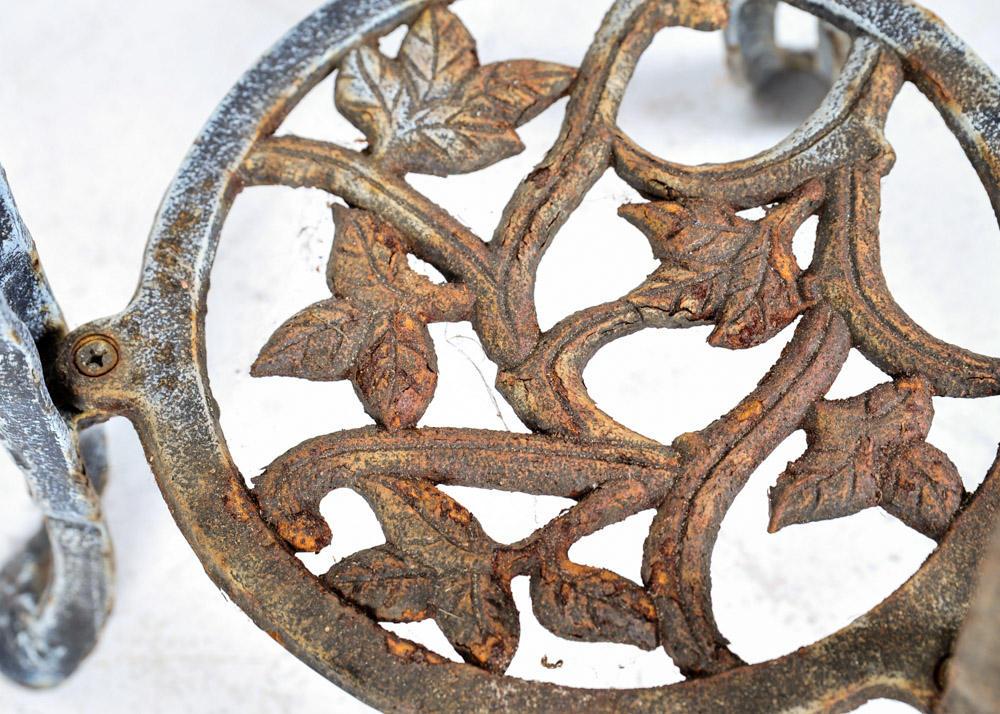 Cast Iron Two-Tier Plant Stand