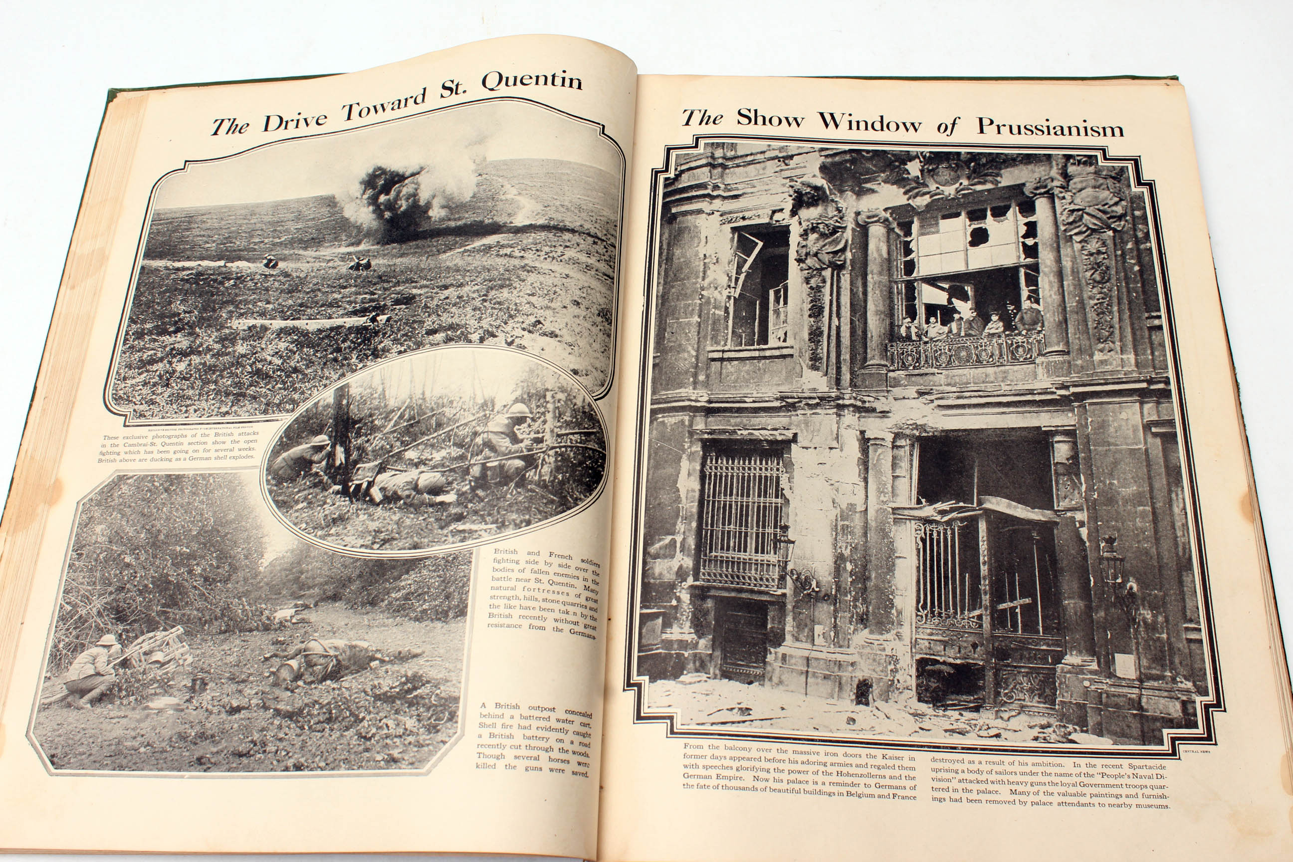 Pair of 1919 Books on WWI