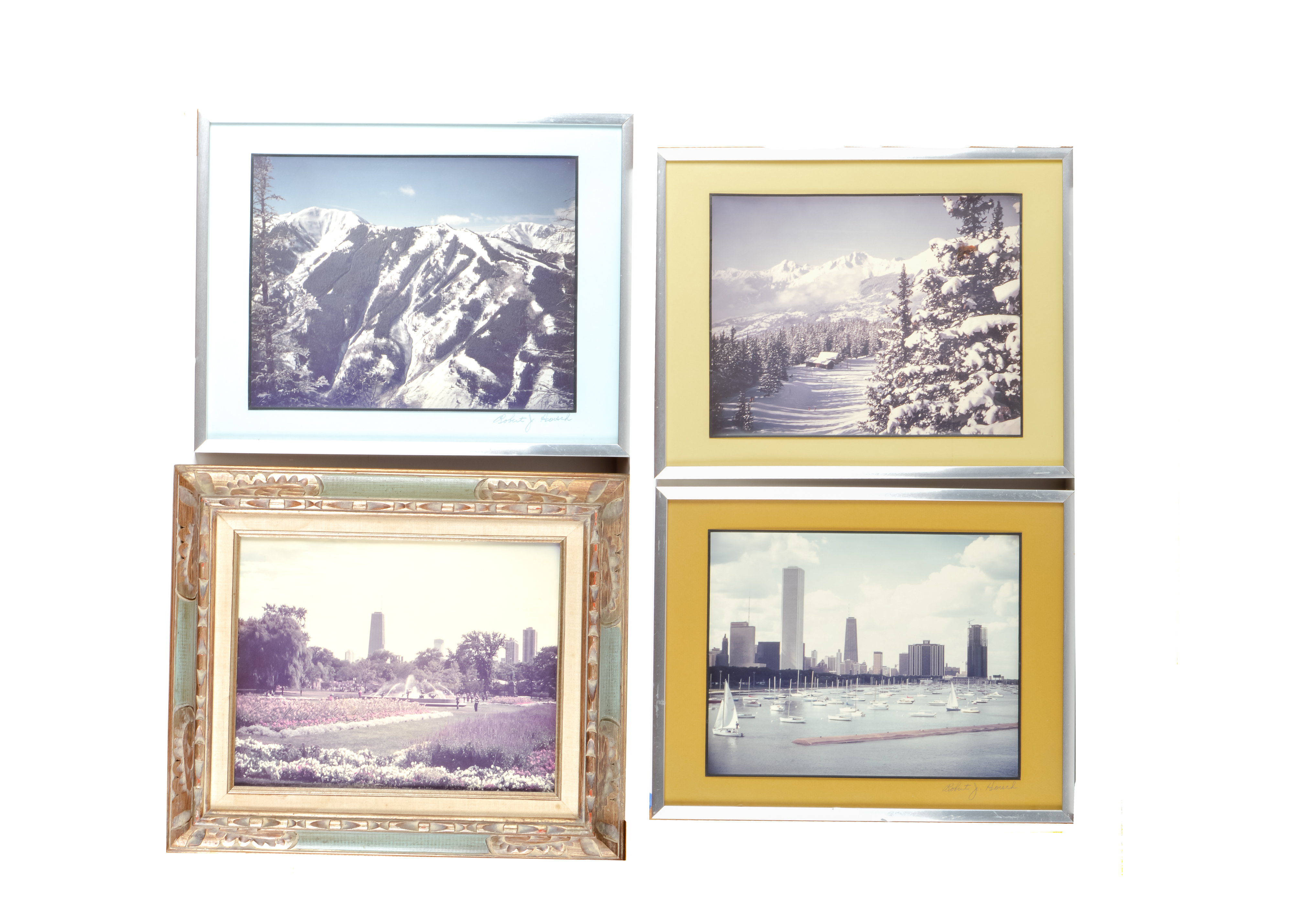 Four Signed Robert Horsch Landscape Photograph Prints