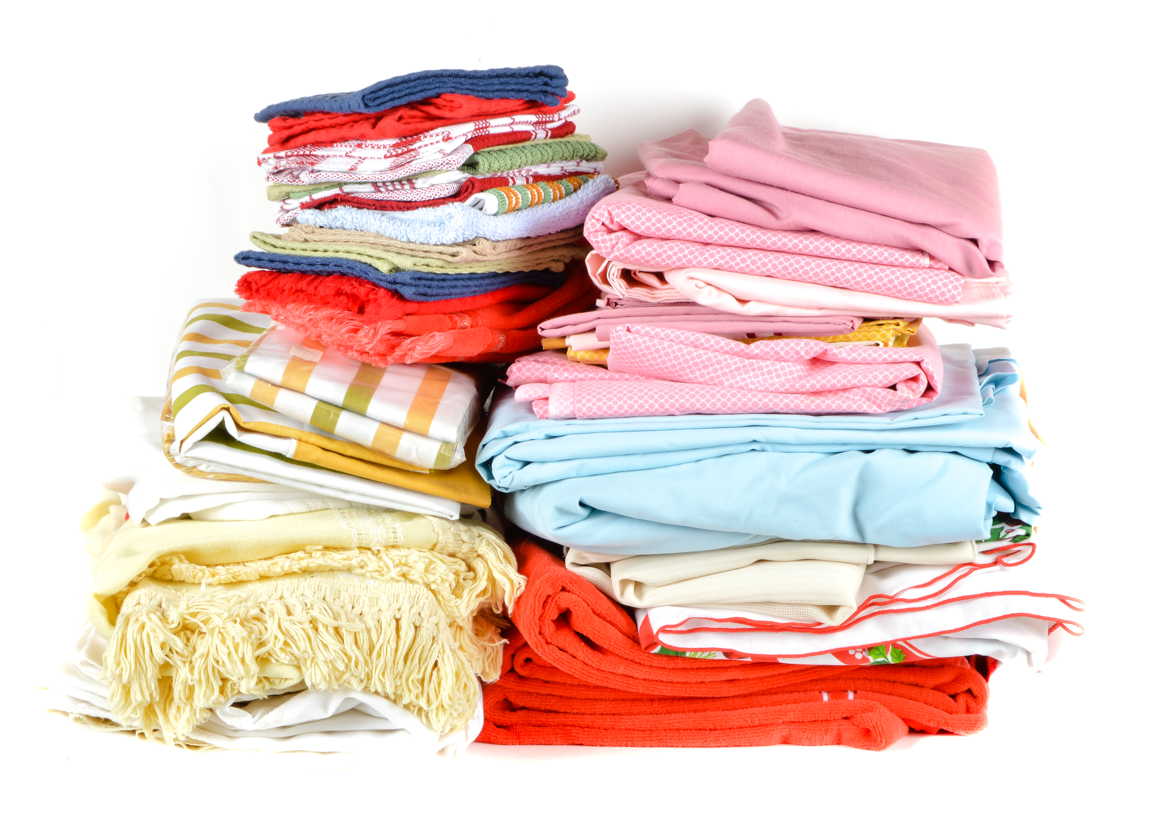 Large Assortment of Household Linens