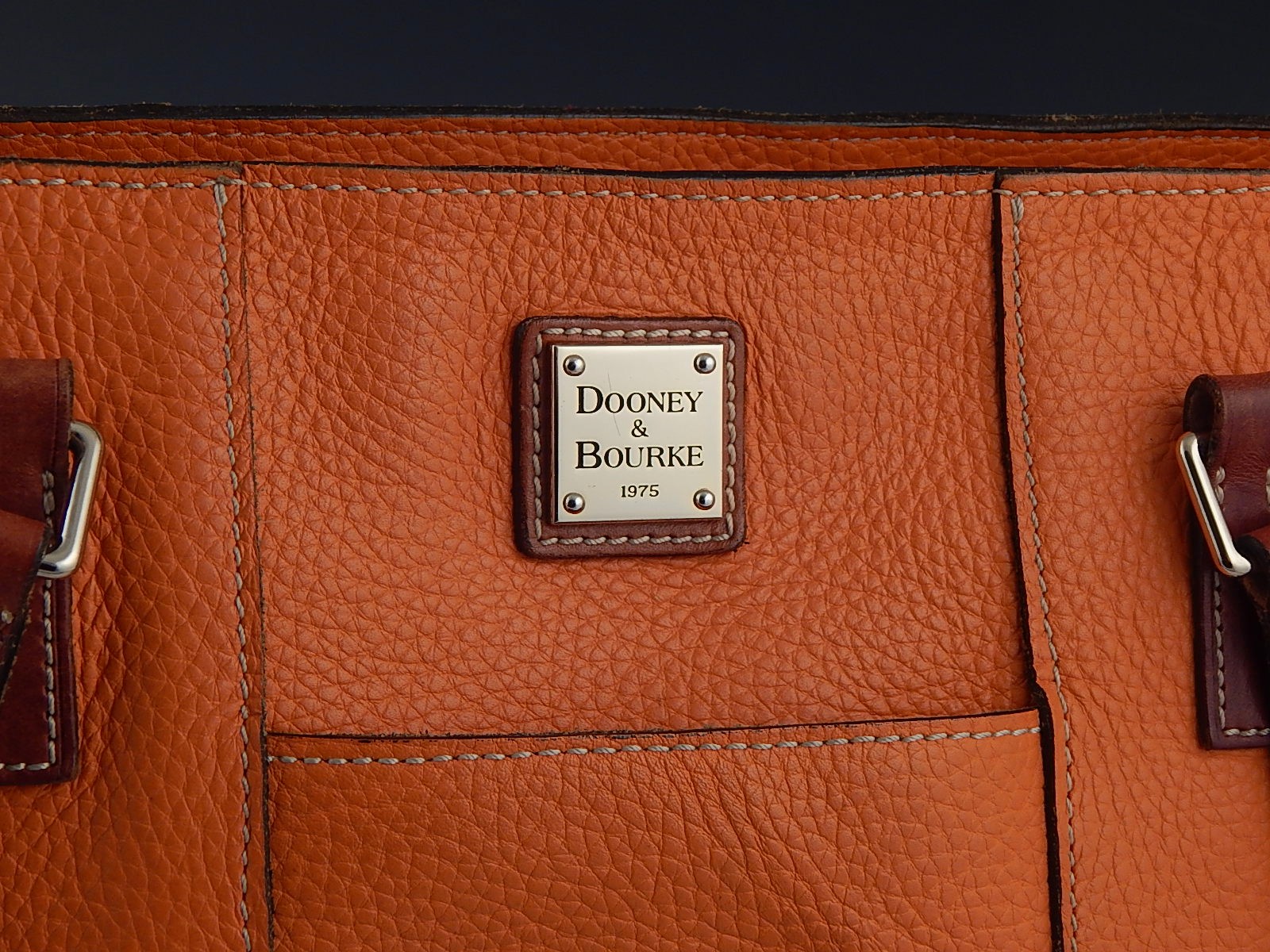 Dooney and Bourke Handbag - Orange Leather
