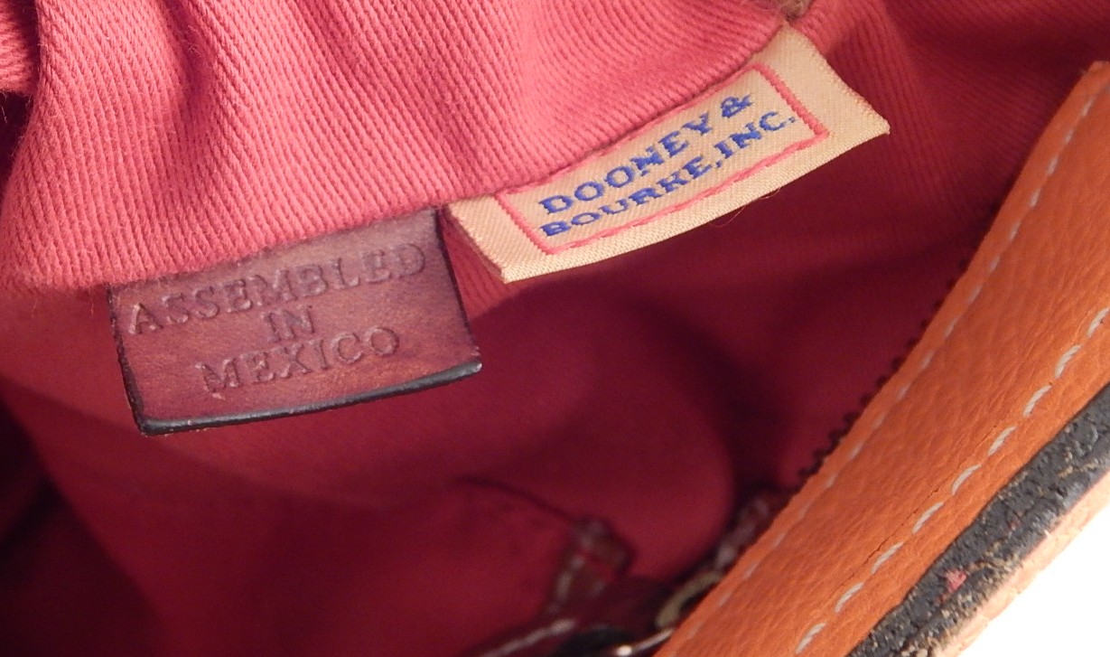 Dooney and Bourke Handbag - Orange Leather