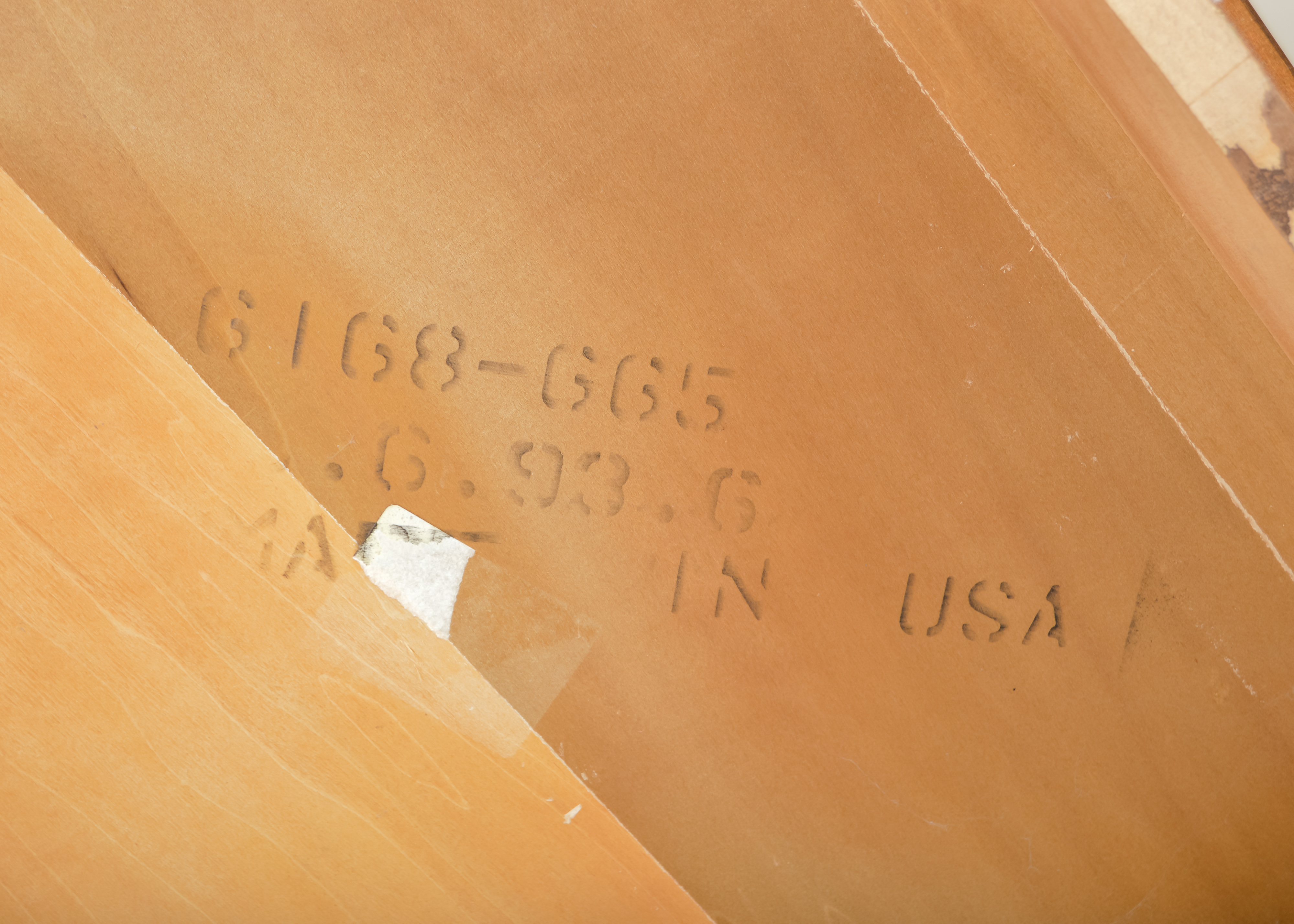 Oak Square End Table