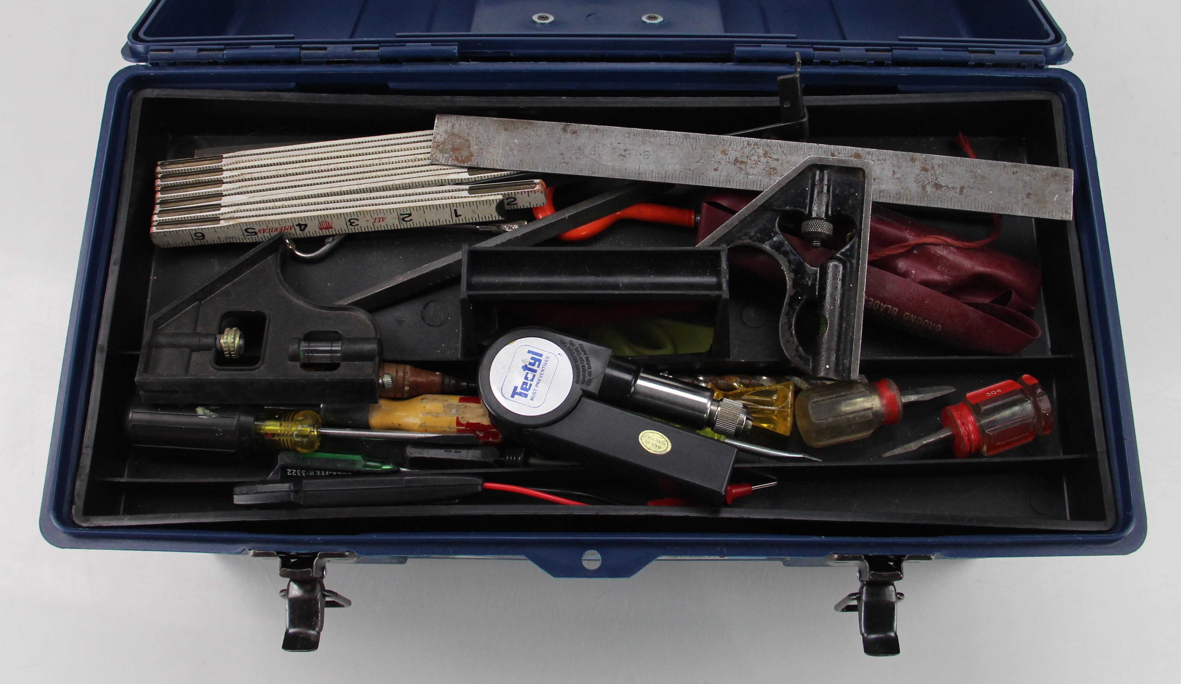 Stack-On Blue Plastic Tool Box