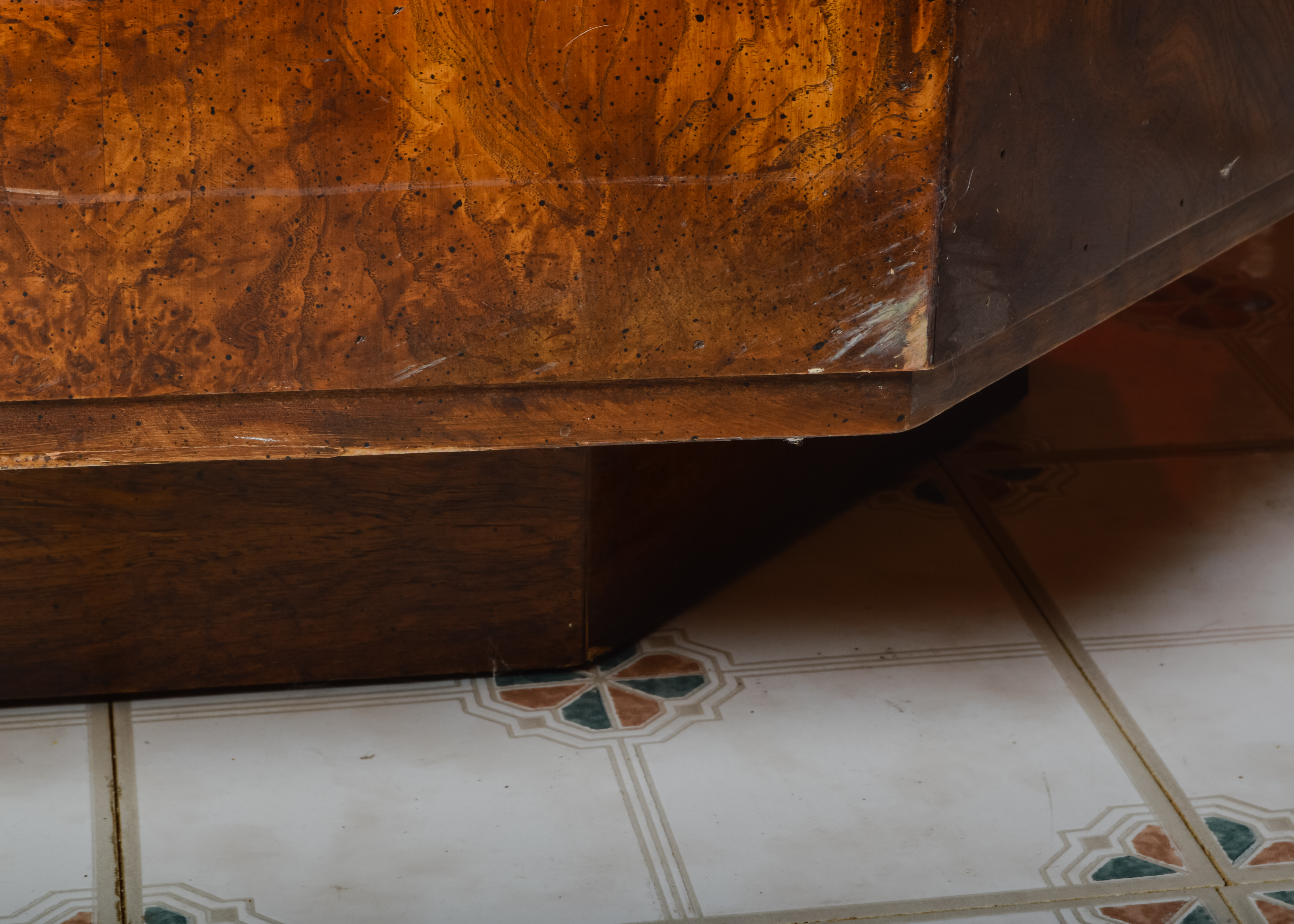 Vintage Octagonal Wooden Coffee Table