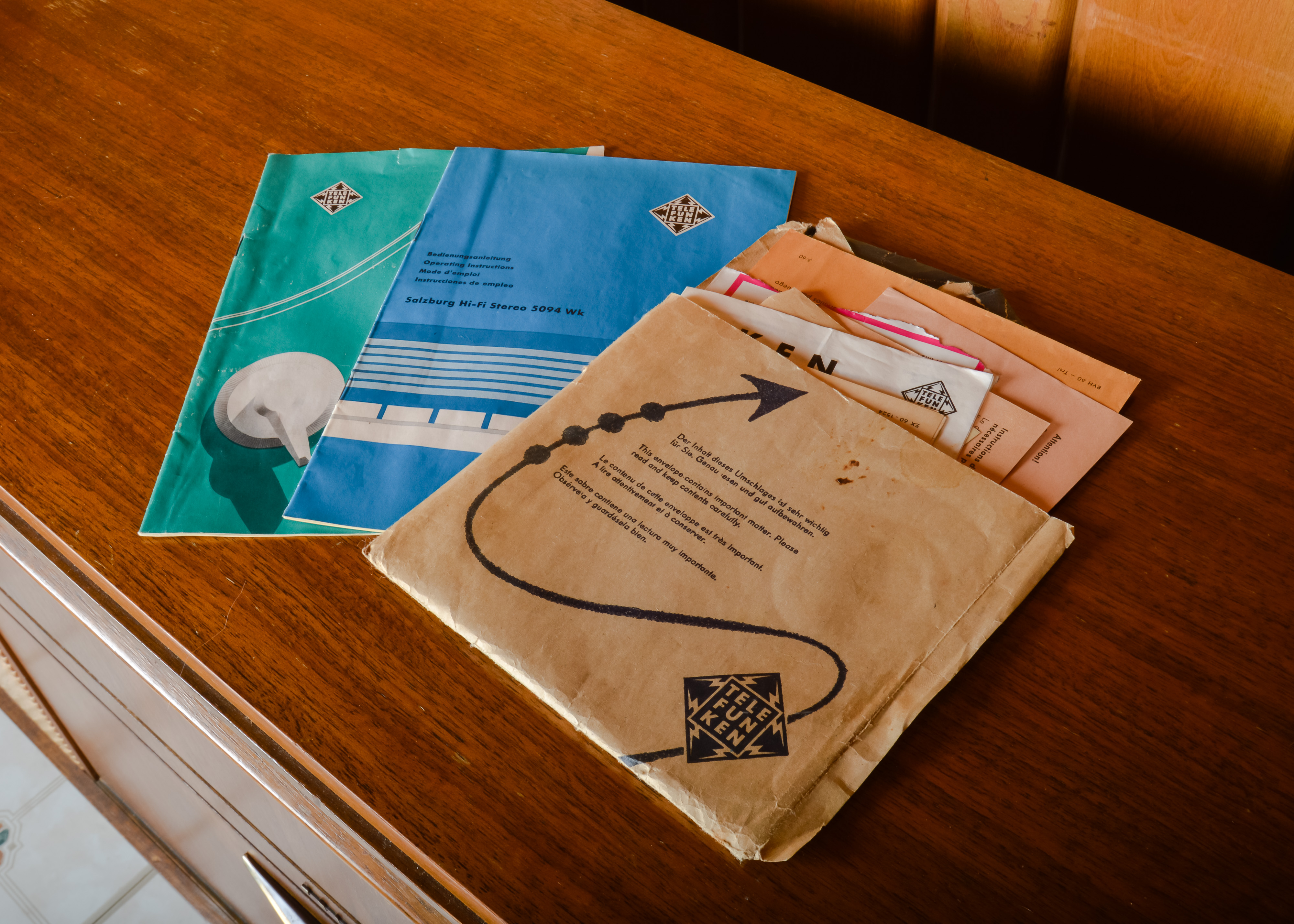 Vintage Telefunken Stereo Cabinet