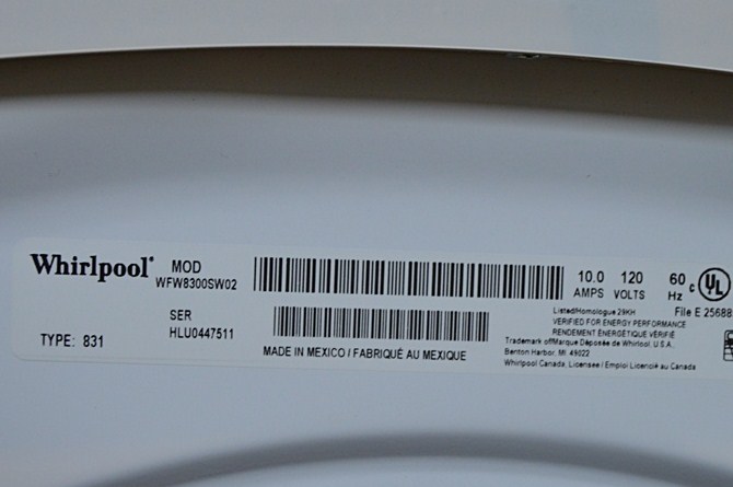 Whirlpool Duet Washer