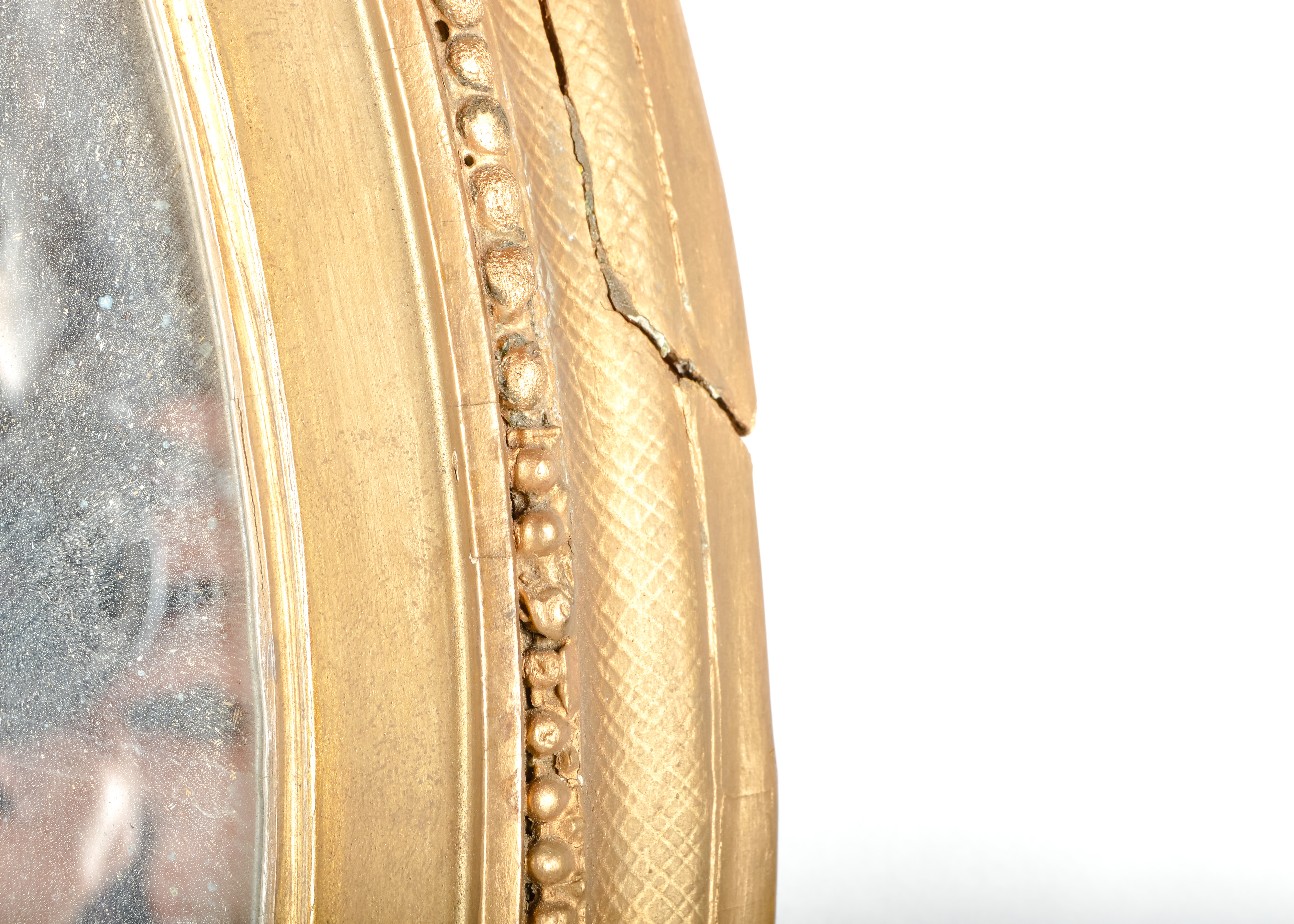 Pair of Antique Mirrored Candlestick Wall Mounts